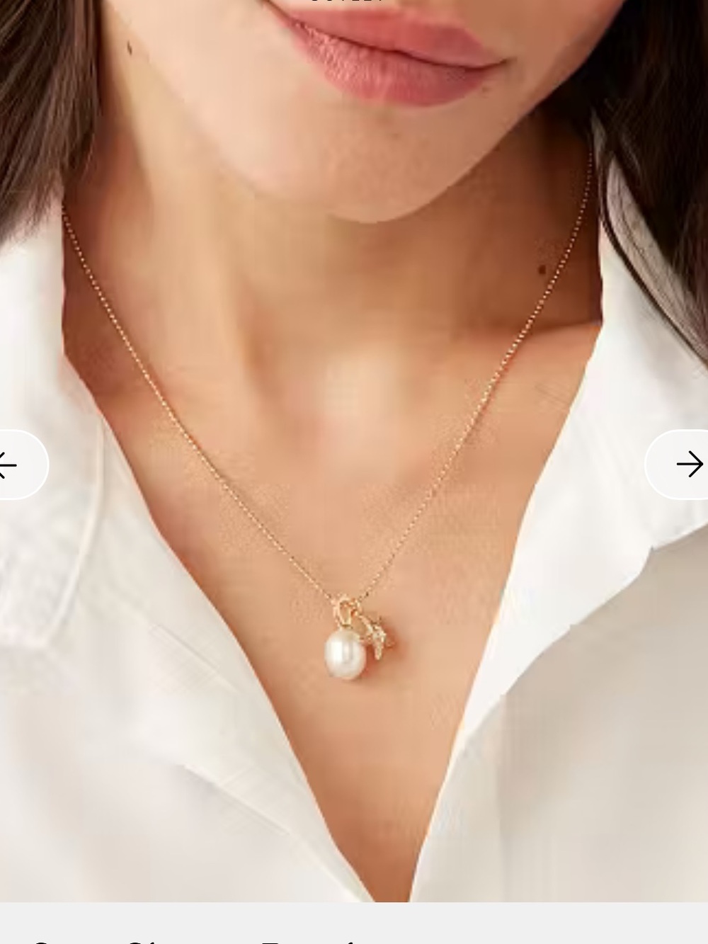 NEW Kate Spade Sea Star Charm Pendant Necklace